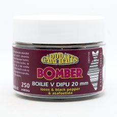 Boilies v dipu Bomber Losos&Black Pepper&Asafoetida